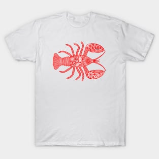 Lobster (red and white horizontal) T-Shirt